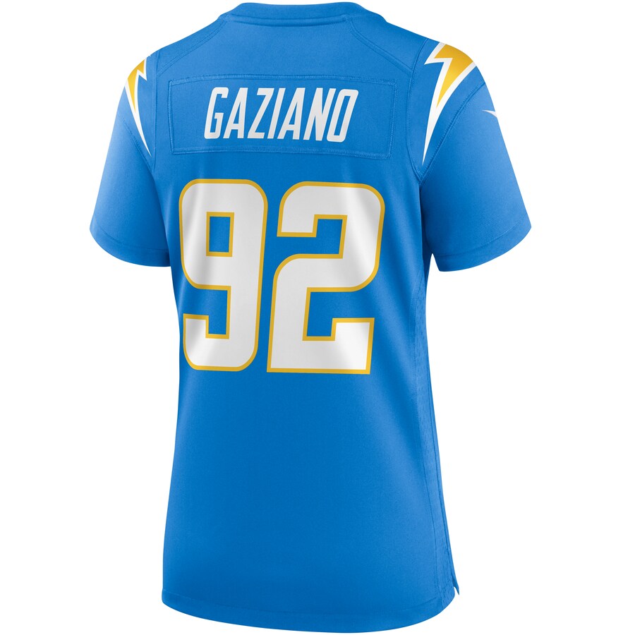 Women's Los Angeles Chargers Joe Gaziano Nike Powder Blue Game Jersey